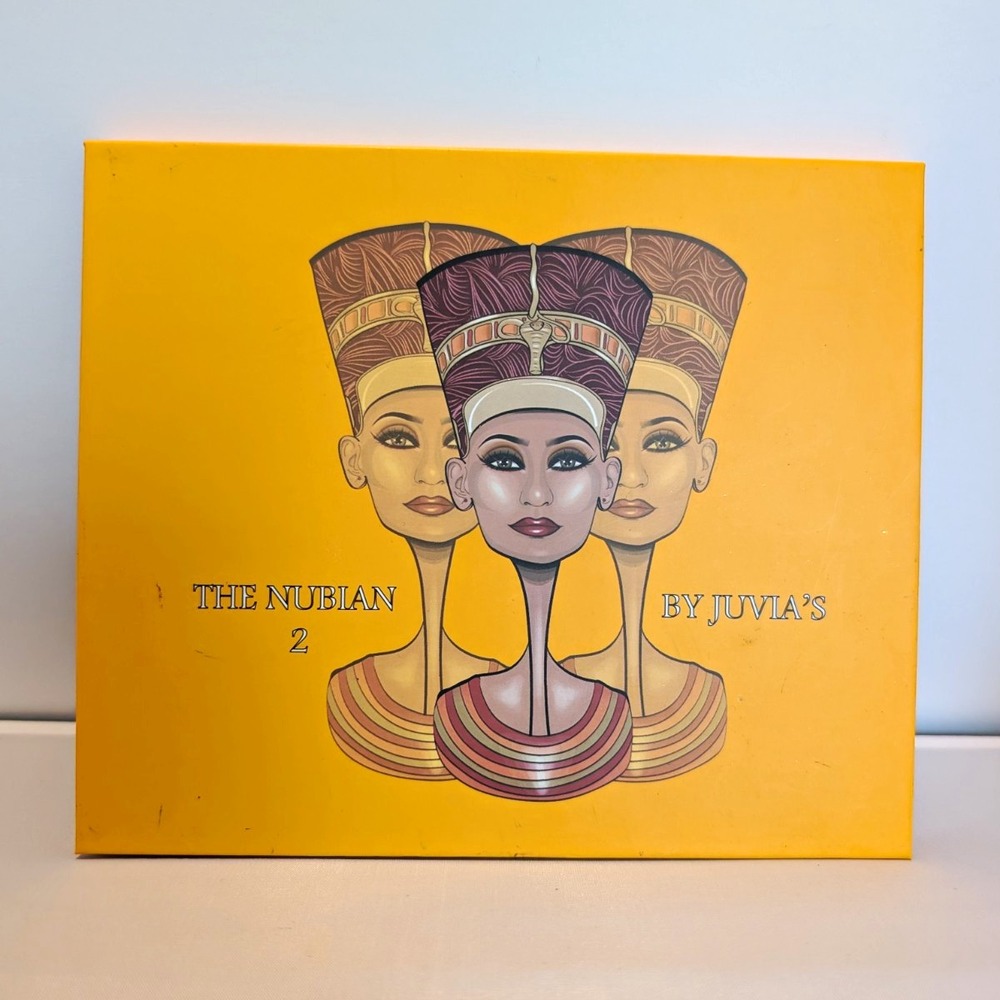 Juvia's Place The Nubian 2 Pressed Pigment Palette Metallic 12 Shades 1.58 oz